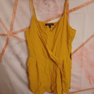 Mustard colored romper size Medium